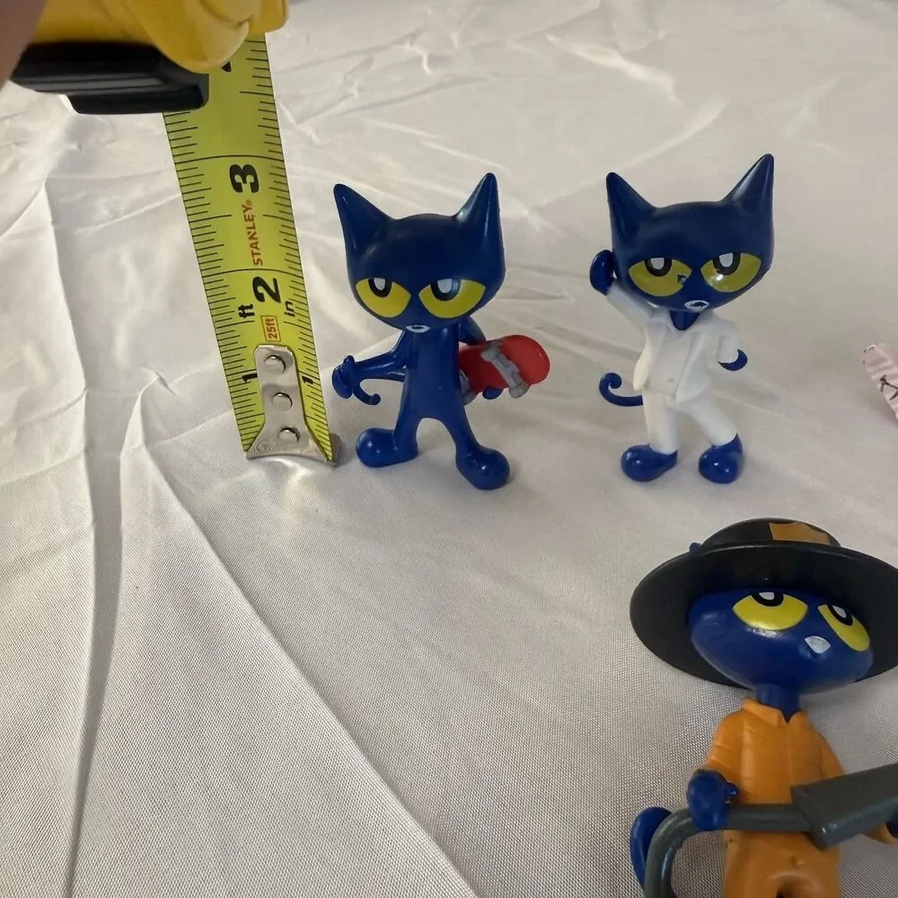 Pete The Cat Action Figures Toy Lot Of 5 Bundle